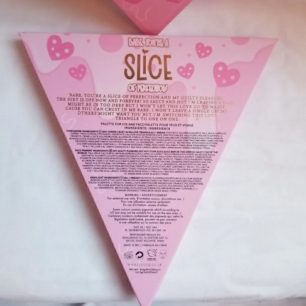 P.Louise Babe, You're a Slice of Perfection Face and Eye Palette